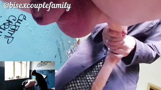 Nasty girl is playing her paramour's bootie because he loves it more than anything else