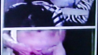 Horny College girl's hot looks get my dick growing hard (+ sound )