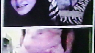 Horny College girl's hot looks get my dick growing hard (+ sound )