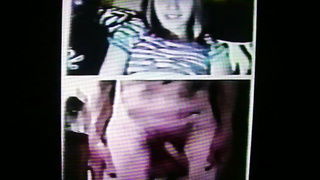 Horny blonde College girl made happy by my hot show (+ sound )