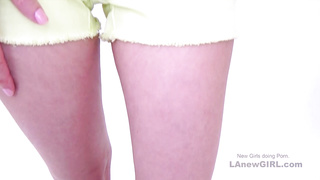 Sexy Blonde sucks Hard Cock in studio