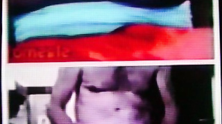 Horny Black College girl feels her huge tits to my hot show (+ sound )