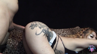 BleuBrutalRose - Gigantic Big Black Cock and Immense White Culo (BL/Blue Lotus)