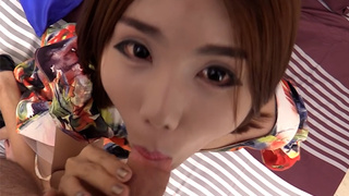 Tight Thai ladyboy barebacked so deep