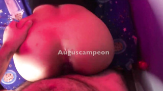 Frolic nymph is getting screwed stiff from the back and hoping to get a cum-shot