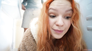 OMG I got Stuck in the Porking Fridge and my Stepbrother Pummeled me in my Beaver and Jizz inwards!