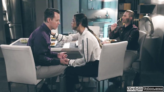 Busty latin fucked while time is stopped