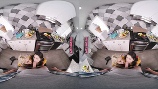 VR Conk two Moneyless Gals HARD-CORE Parody with Kenna James and Alyx Starlet VR Pornography