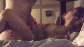 Naughty, unexperienced duo is having xxx bang-out in the middle of the night, instead of sleeping