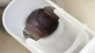 Weird Japanese doll and her dude have a urinate soiree