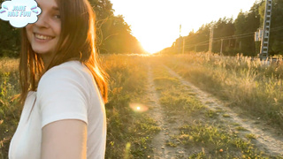 She made me oral job after risky unveiling near railway