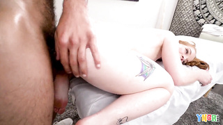 YNGR - Good-Sized Rump Sandy-Haired Amy Quinn Humps Her Deviant Soles Massagist