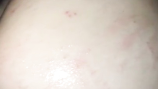 Father pops all over my back