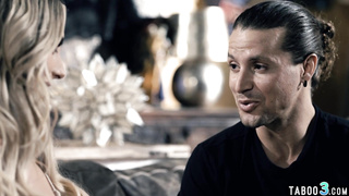 Nasty blondie taking care her BFFs lover