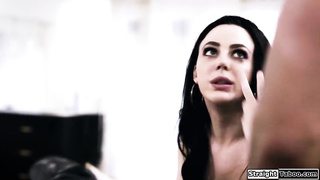 Petite girl DPed by bf and his stepdad