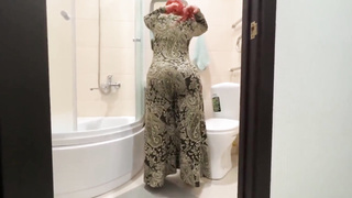 Homemade Assfuck Fuck-A-Thon with COUGAR in G-String with a Giant Caboose 4K