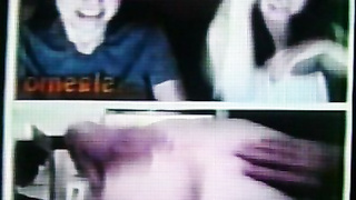 Horny College girl has fun filming my hot show (+ sound )