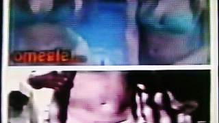 Horny Black College girls & Blue bikini twins like my hot show (+ sound )