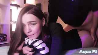 Helped a dame get a bonus and got fuck-fest in come back