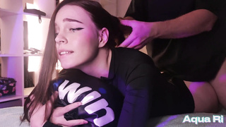 Helped a dame get a bonus and got fuck-fest in come back