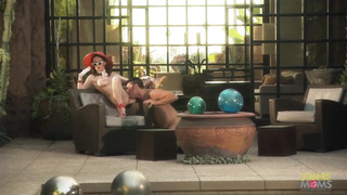 Lovable dark haired is having mild intercourse with a buddy while her spouse is out of town