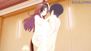 Symboli Rudolf and I have strong intercourse in the apartment. - Uma Musume Pretty Derby Manga Porn