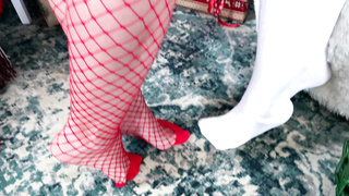 MyDirtyNovels - Warm Jewel & Mary Frost - Nubile and duo poke on Christmas