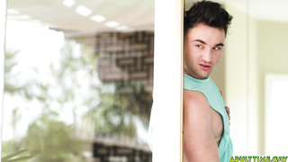 Michael giving Vincent a deep blowjob