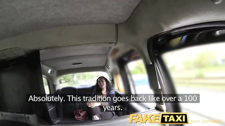 Immense jugged dark haired is about to have fuck-fest in the back of a truck, until she spunks