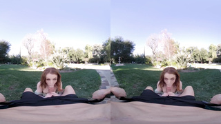 Fresh Building Makes Sandy-Haired Honey Madi Collins Insatiable VR Pornography