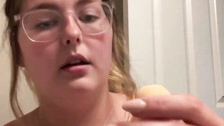 Crazy Violet Brown-Haired Gives Masturbate Off Commands