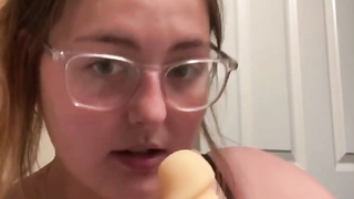 Crazy Violet Brown-Haired Gives Masturbate Off Commands