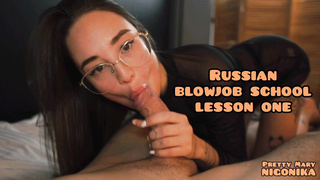 Pretty Mary _ POINT OF VIEW "Russian oral job college" lesson one _ NIGONIKA TOP PORNOGRAPHY 2022