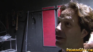 Gigi Rivera loves to get big facial cumshot cum-shots after fellating and massaging rock stiff beefsticks