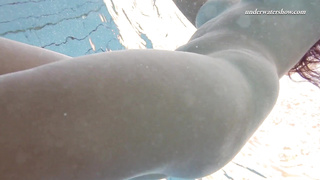 Sima Lastova super-steamy chesty swimming nude stunner