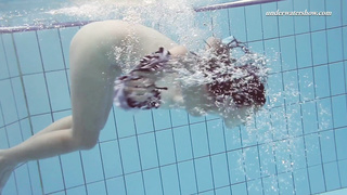 Sima Lastova super-steamy chesty swimming nude stunner