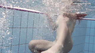 Sima Lastova super-steamy chesty swimming nude stunner