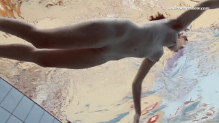 Sima Lastova super-steamy chesty swimming nude stunner