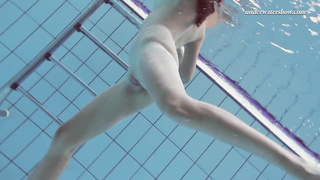 Sima Lastova super-steamy chesty swimming nude stunner