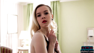 German teen blonde with big natural tits