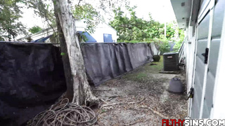 Fucking my busty stepsisters Latina muffin