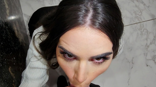 Lusty stepmom sucked stepsons big cock