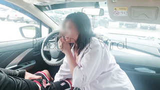 Swerte ni kuya Parking man inibabawan ko Hanggang labasan,Parking Bunch Public Fuck-Fest!