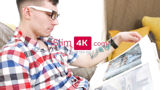 Slim4K - Regina Rich - Black-Haired lures BOYFRIEND into ardent intercourse