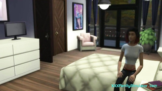 3D Mom & Son Family Sex Game Animation