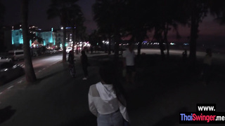 Petite Asian girlfriend jerking off