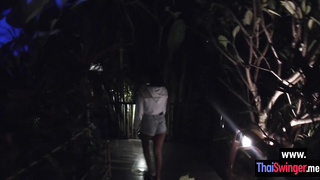 Petite Asian girlfriend jerking off