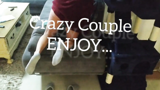 Insane housewife is getting nailed from behind and squealing from delectation while perceiving an ejaculation