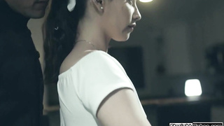 Programmed teen obeys and sucks a cock