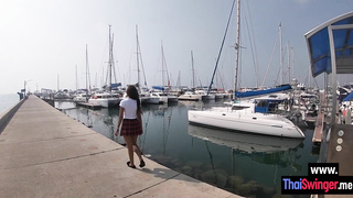 Perfect cock riding in hot short skirt